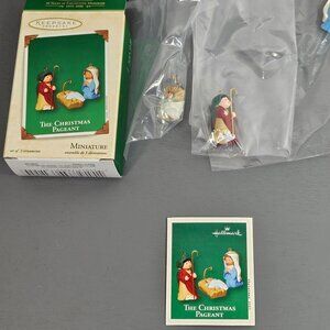 Vintage Hallmark Keepsake Ornament Miniature The Christmas Pageant Watchful Shep